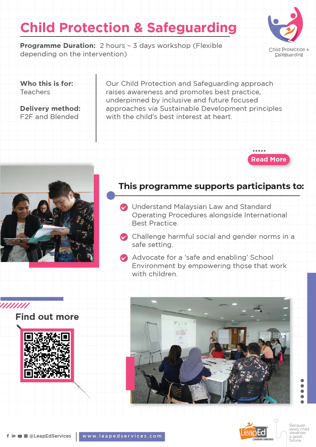 Child Protection and Safeguarding brochure