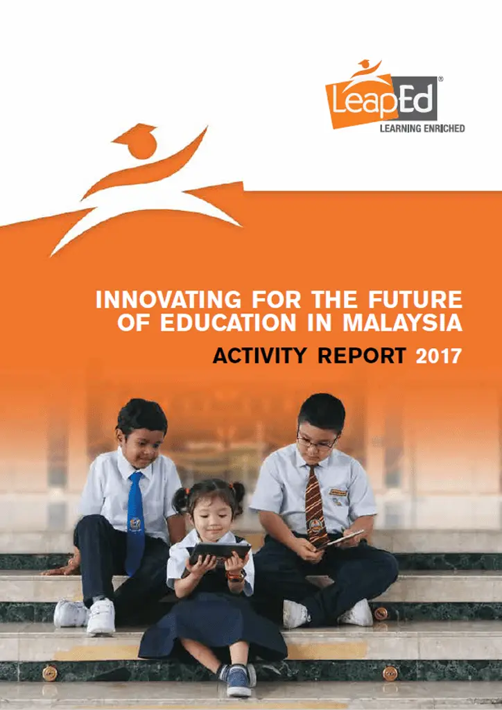 Cover of the LeapEd Activity Report 2017